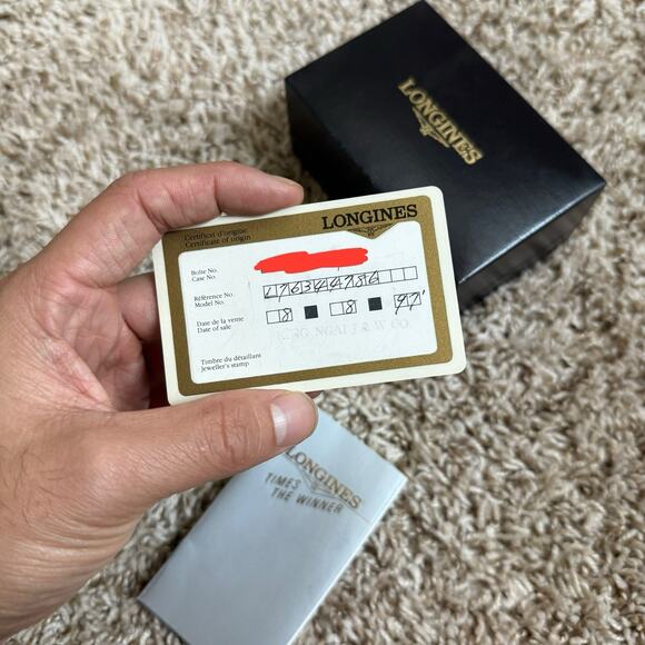 MINT Vintage Longines L7.634.4 COMPLETE SET Admiral 5 Star Automatic Watch 34mm - Picture 15 of 16